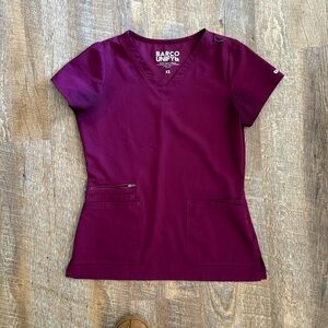 Grey’s Anatomy BARCO wine scrub top